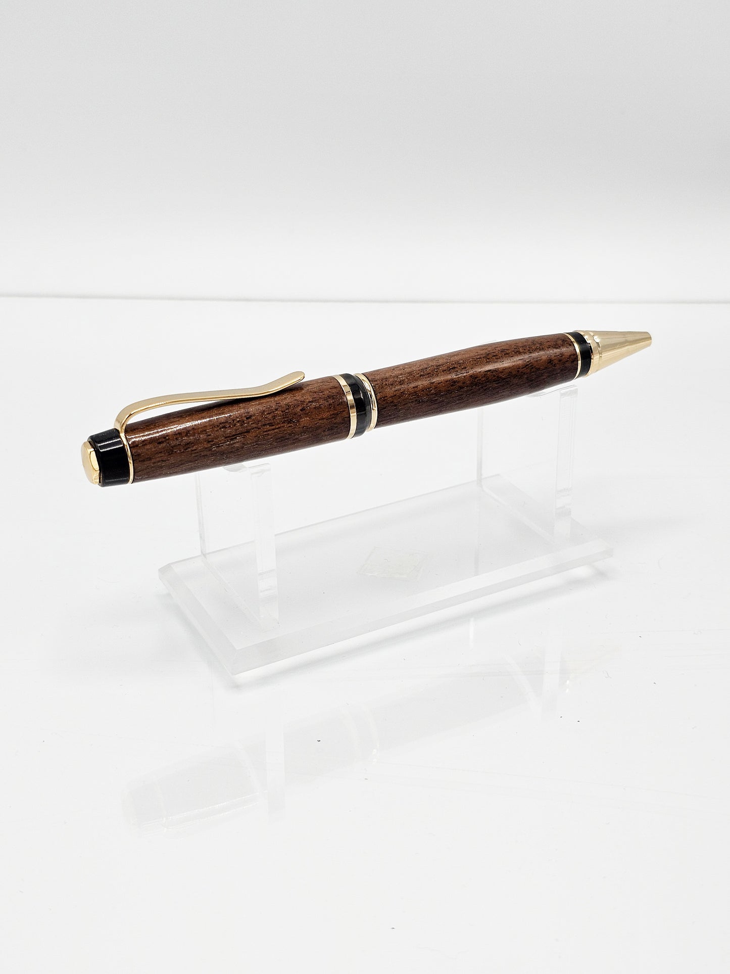 Graduate Walnut Twist Ballpoint - Gold