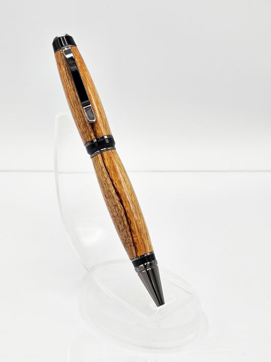 Graduate Canarywood Twist Ballpoint - Gunmetal