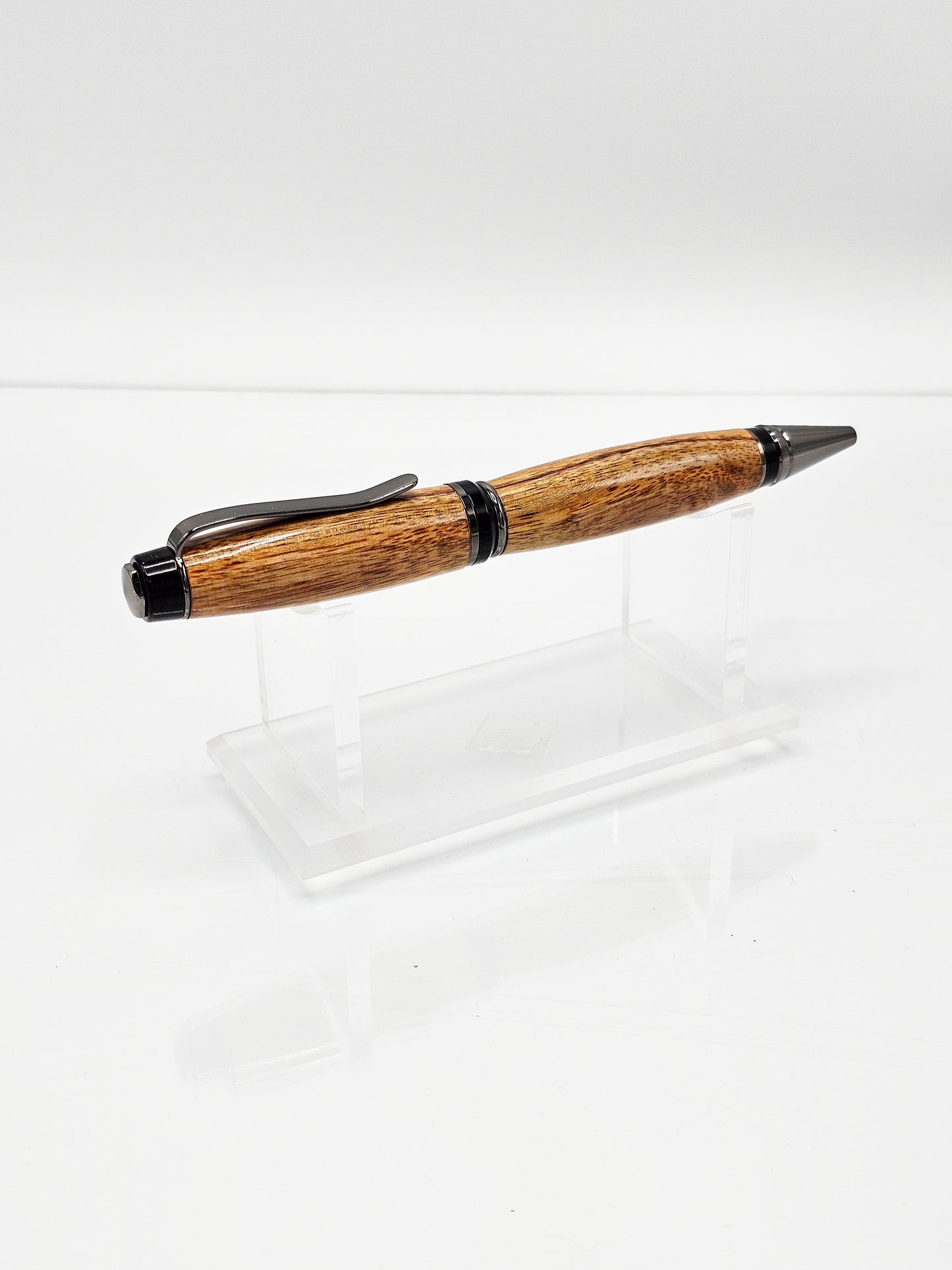 Graduate Canarywood Twist Ballpoint - Gunmetal