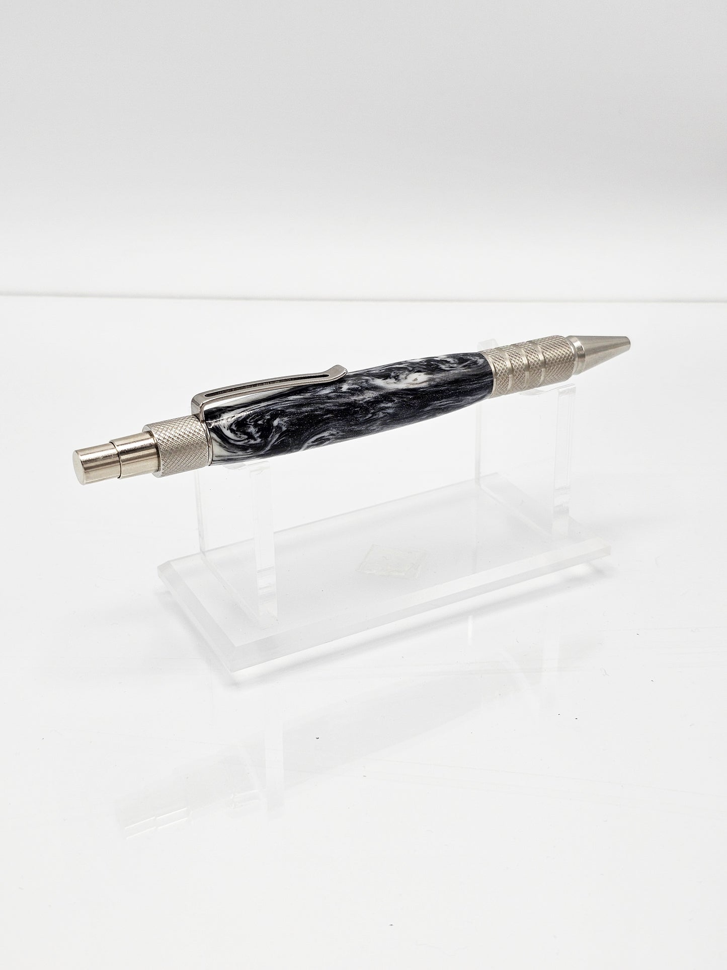 Precision Binary Diamond-Infused Click Ballpoint - 303 Stainless Steel